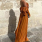 Classic Chiffon Evening Dresses Ruffles A Line Long Prom Gowns    fg7465