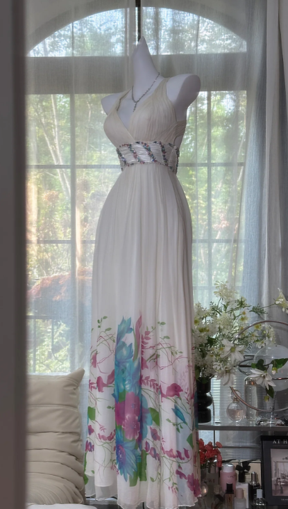 Robe de soirée longue sirène colorée à paillettes, tenue de remise de diplôme fg8362