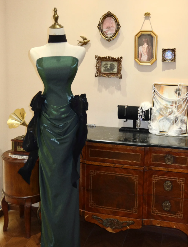 Buntes Meerjungfrau-Partykleid mit Pailletten und langen Abschlusskleidern fg8362