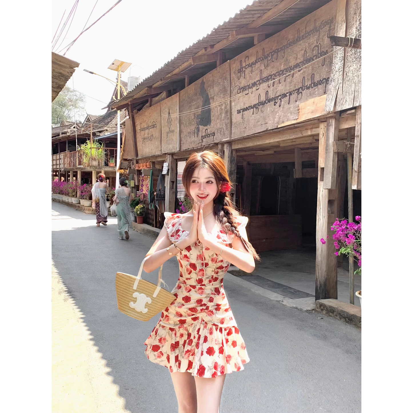 Buntes Meerjungfrau-Partykleid mit Pailletten und langen Abschlusskleidern fg8362