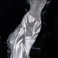 Ivory Beaded Long Prom Dress Sexy Evening Party Gown Birthday Dress fg8214