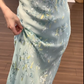 Flora Chiffon Vintage Prom Party Dress Evening Dress Birthday Outfit  fg8717