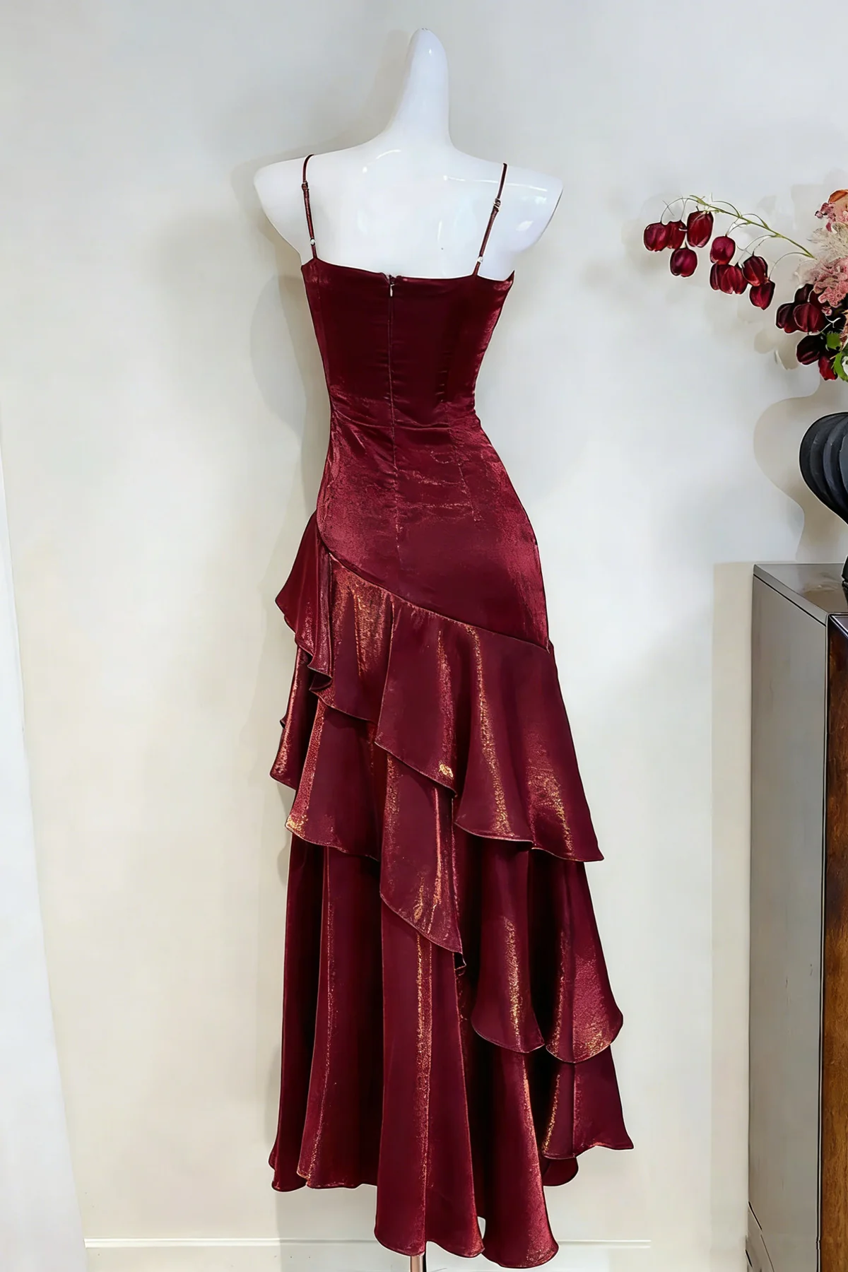 Buntes Meerjungfrau-Partykleid mit Pailletten und langen Abschlusskleidern fg8362
