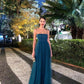 Robe de soirée simple à bretelles spaghetti en tulle, nouvelle collection fg6828