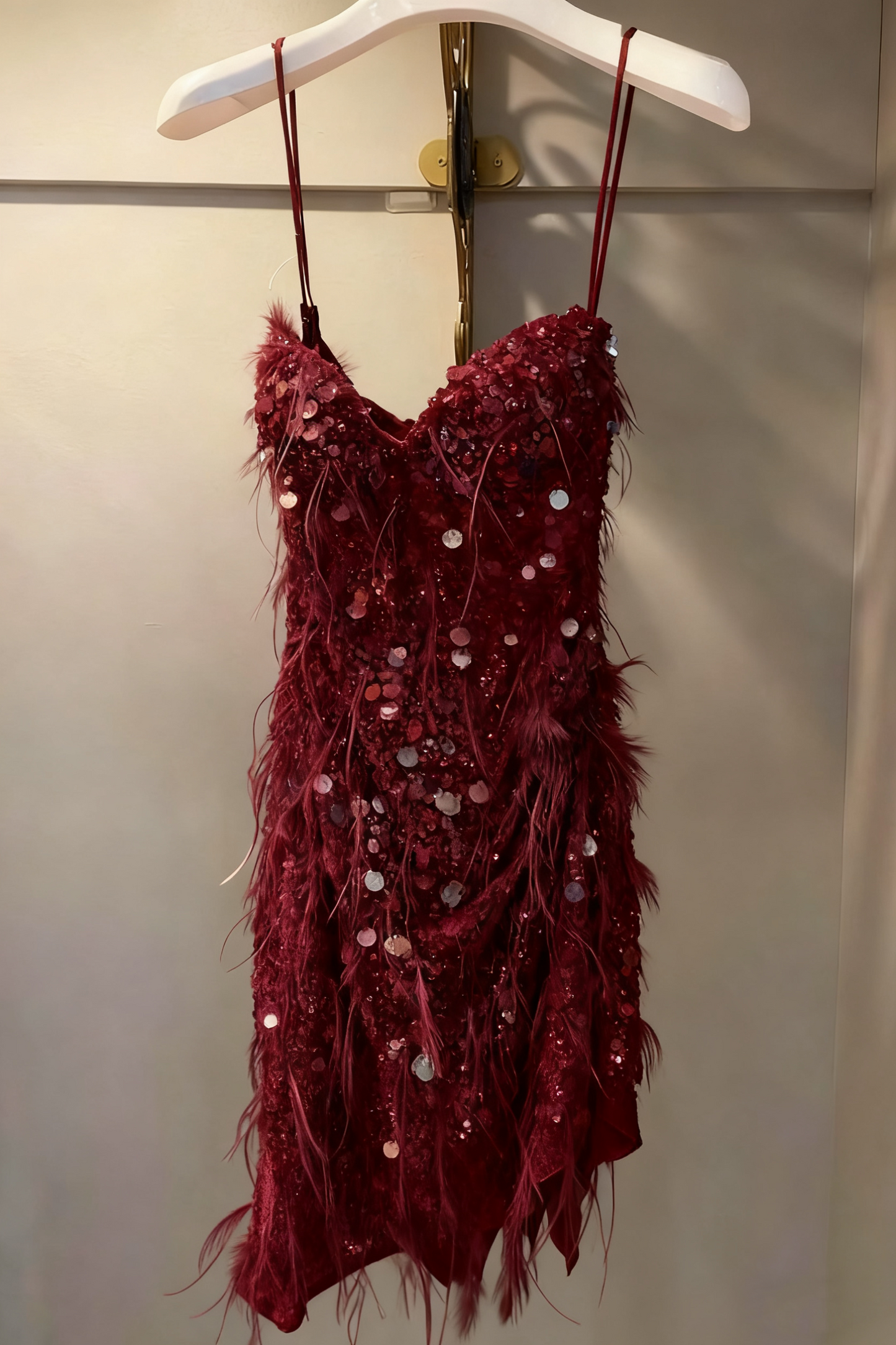 Robes de bal à paillettes, robes de bal courtes fourreau fg1195