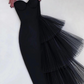 White evening dress Sexy Prom Dress   fg2873