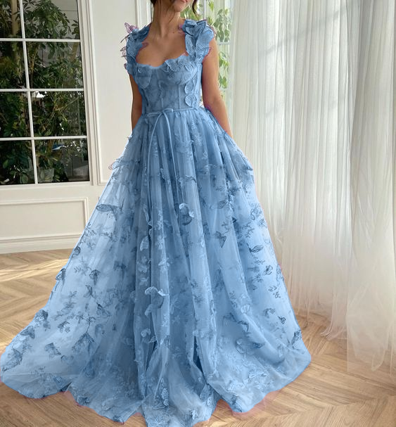 Butterfly Purple Prom Gown, Elegant Long Prom Dresses fg3363 formalgowns Butterfly Purple Prom Gown, Elegant Long Prom Dresses fg3363 formalgowns