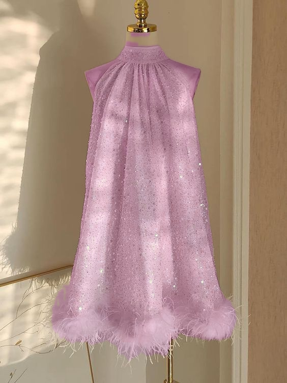 Robe de bal courte blanche, robe de cocktail tendance fg3488