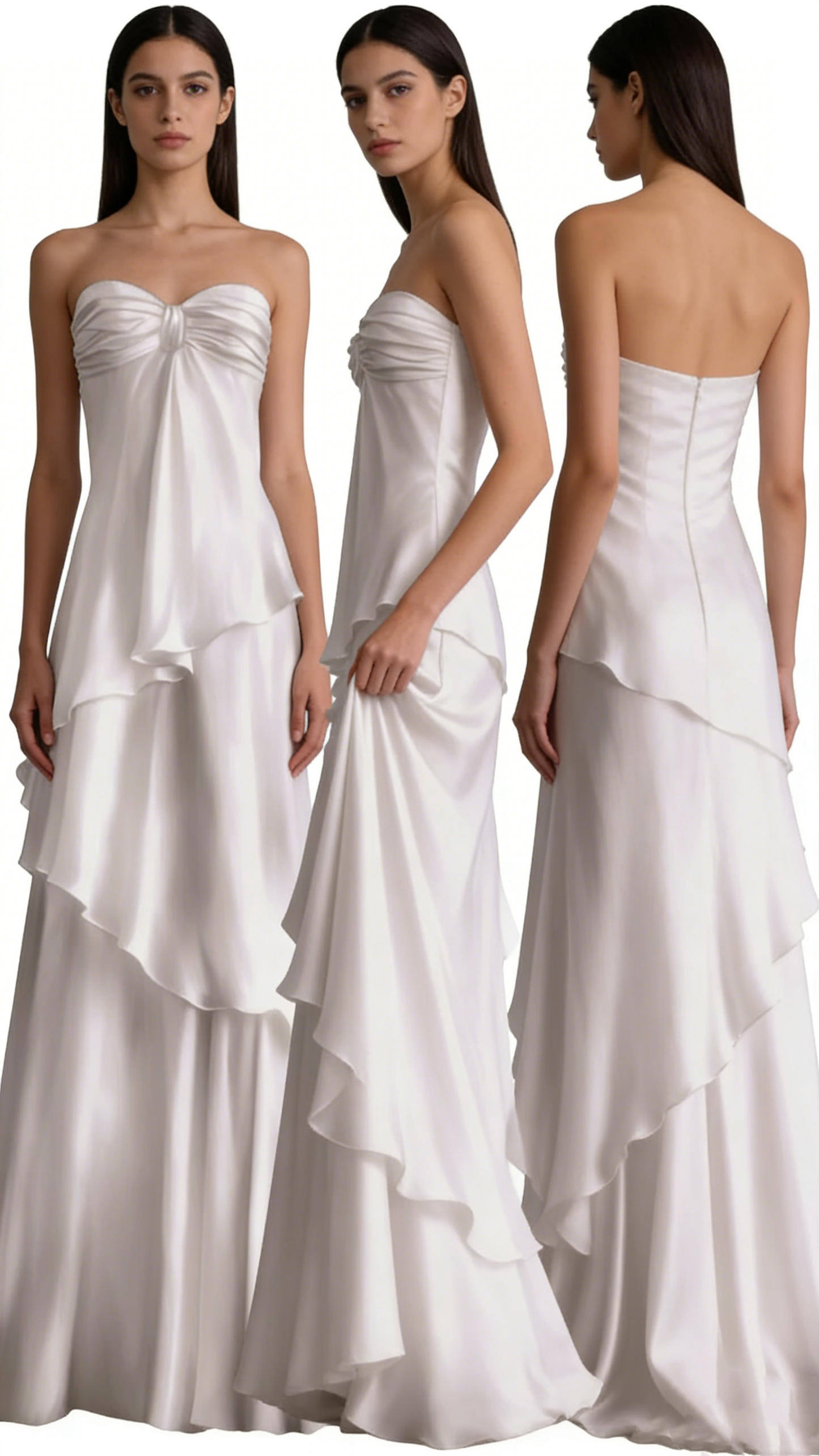 Sexy A line Sweetheart Party Dresses White Long Prom Dresses    fg5154