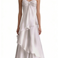 Sexy A line Sweetheart Party Dresses White Long Prom Dresses    fg5154