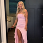pink Prom Dresses Formal Graduation Gowns Princess Dress        fg5592