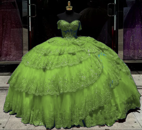 Robe de Quinceanera rouge de luxe avec appliques en dentelle et perles de cristal, robe de bal Sweet 16/15, fg6302