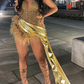 Sexy Black Girls Birthday Dresses Gold Rhinestone Feathers Mini Cocktail Party Gowns Women Club Outfit Vestidos De Gala       fg6461