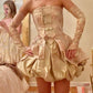 Strapless A-Line Short Homecoming Dresses Short Birthday Outfits      fg7073