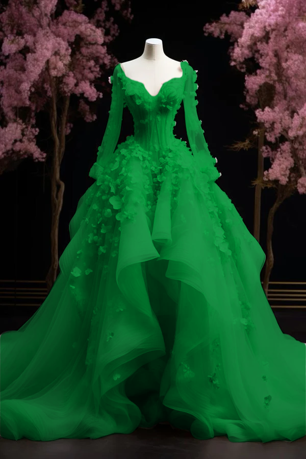 A Line Ball Gown Pink Prom Dress Long Evening Dress     fg7190