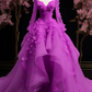 A Line Ball Gown Pink Prom Dress Long Evening Dress     fg7190