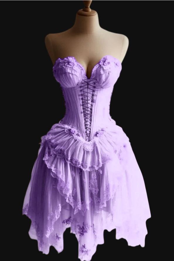 Retro Elfenbein Spitzenkleid Sexy Kurzes Partykleid Homecoming Kleid fg7222