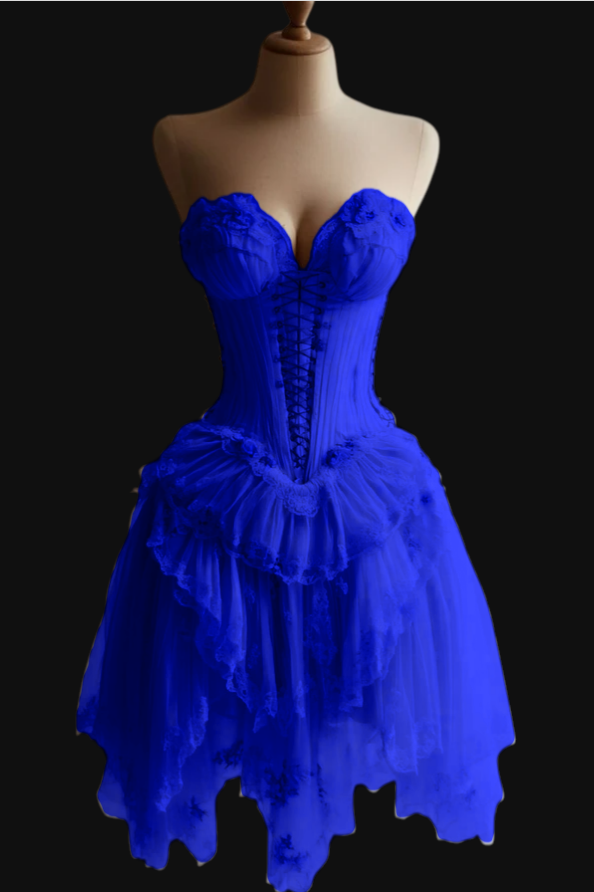 Retro Elfenbein Spitzenkleid Sexy Kurzes Partykleid Homecoming Kleid fg7222