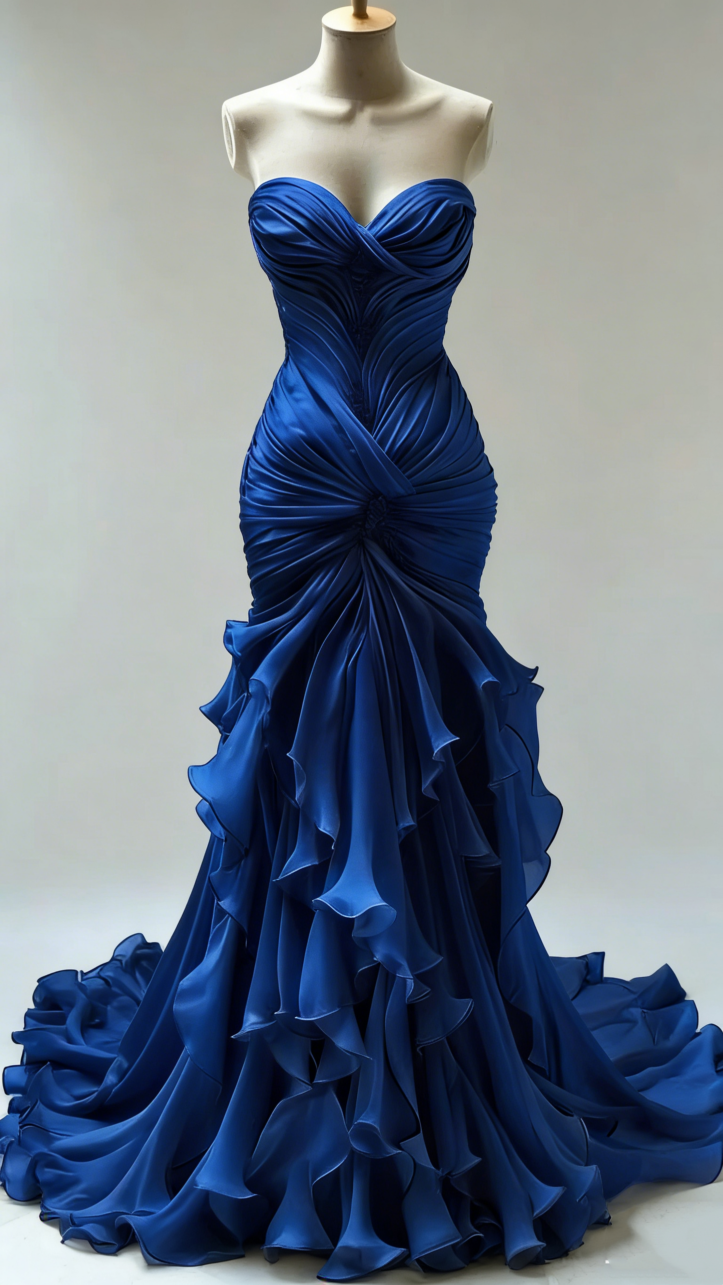 Superbes robes de mariée sirène longues ivoire fg7300