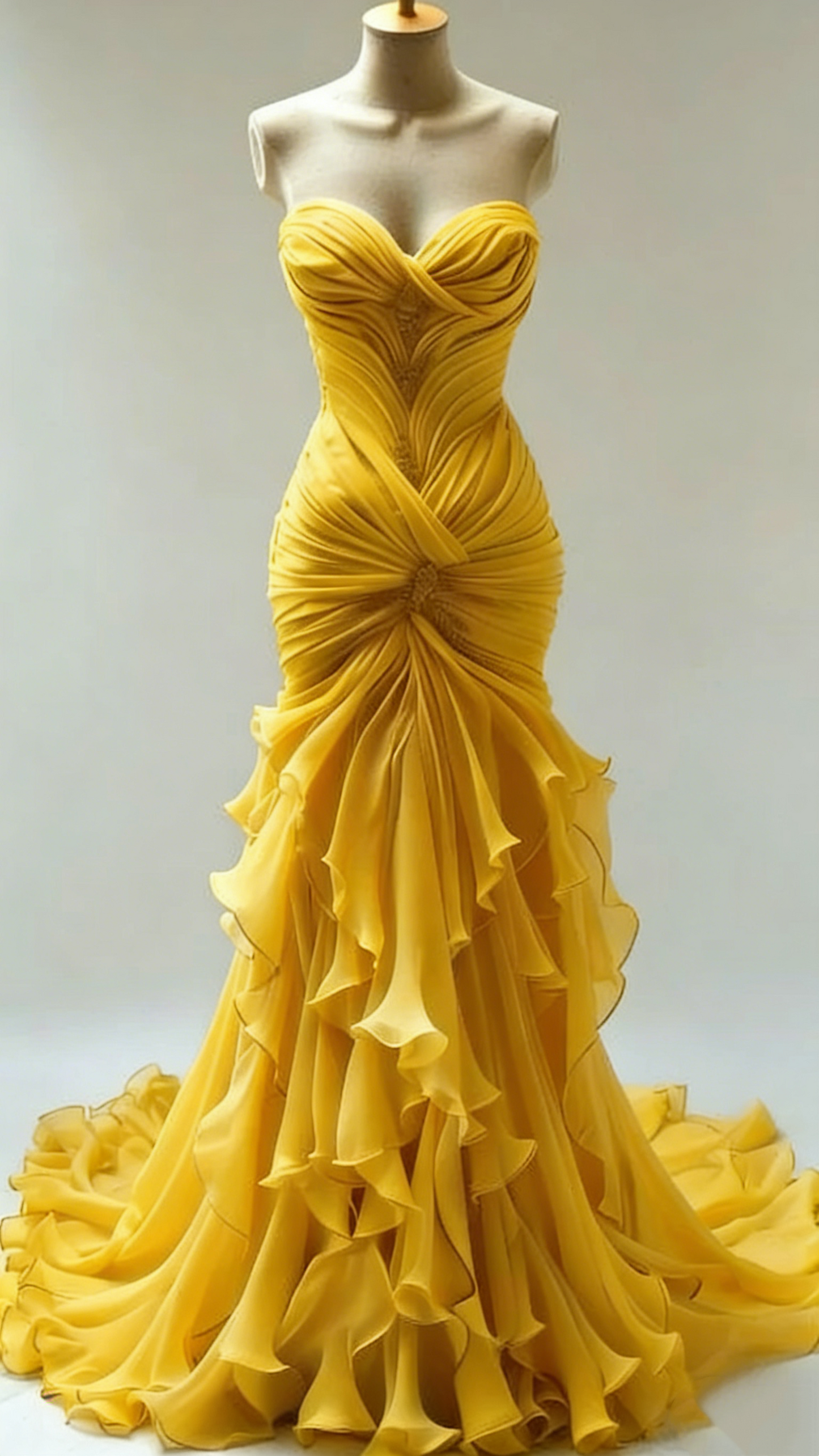 Superbes robes de mariée sirène longues ivoire fg7300