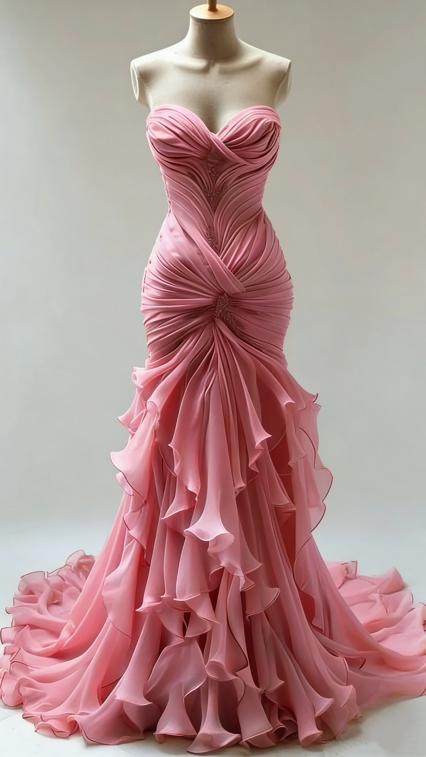 Superbes robes de mariée sirène longues ivoire fg7300