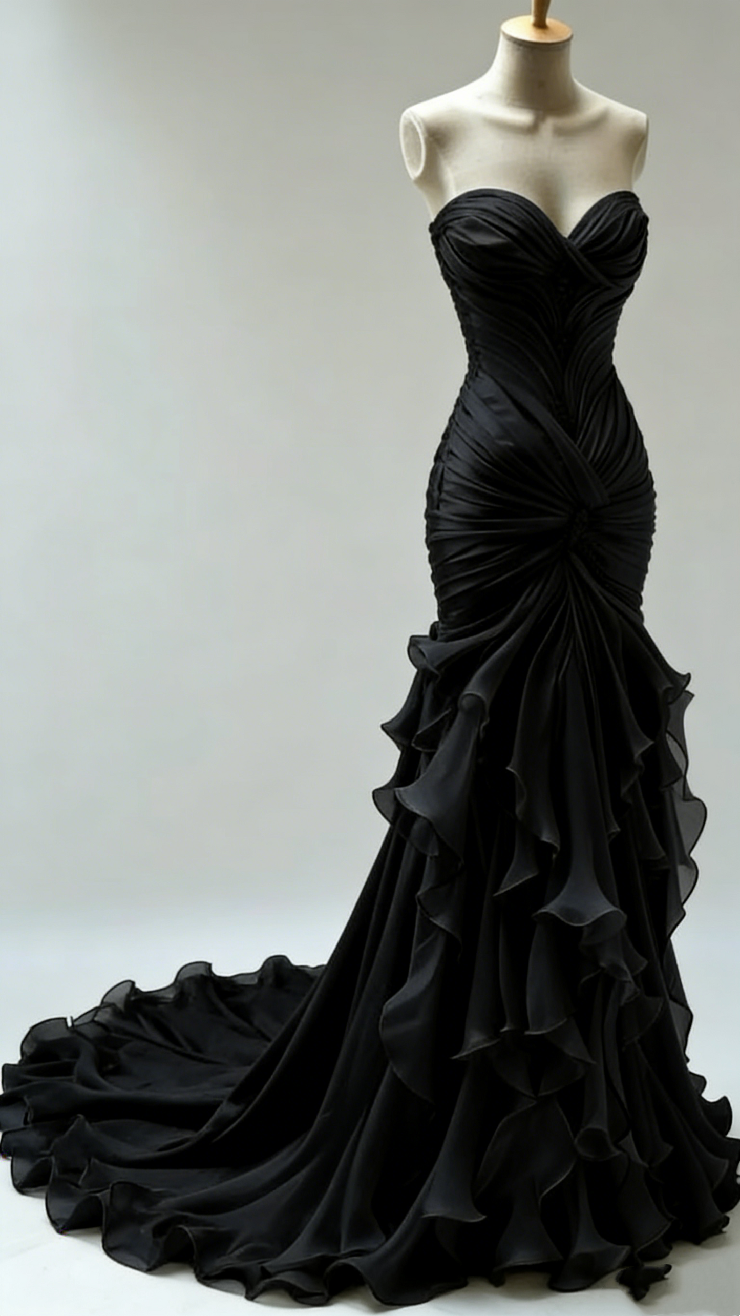 Superbes robes de mariée sirène longues ivoire fg7300