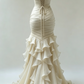 Superbes robes de mariée sirène longues ivoire fg7300