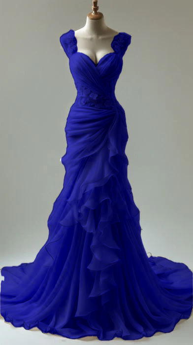 Elegant Sweetheart Mermaid Lace Appliques Party Dress Long Prom Dresses      fg7301