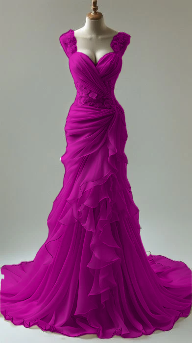 Elegant Sweetheart Mermaid Lace Appliques Party Dress Long Prom Dresses      fg7301