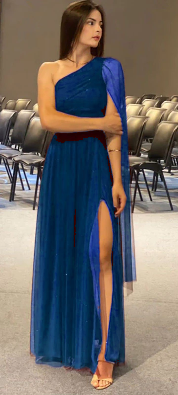 Burgundy Shinny Tulle Prom Dress, Elegant Evening Party Dress     fg7328