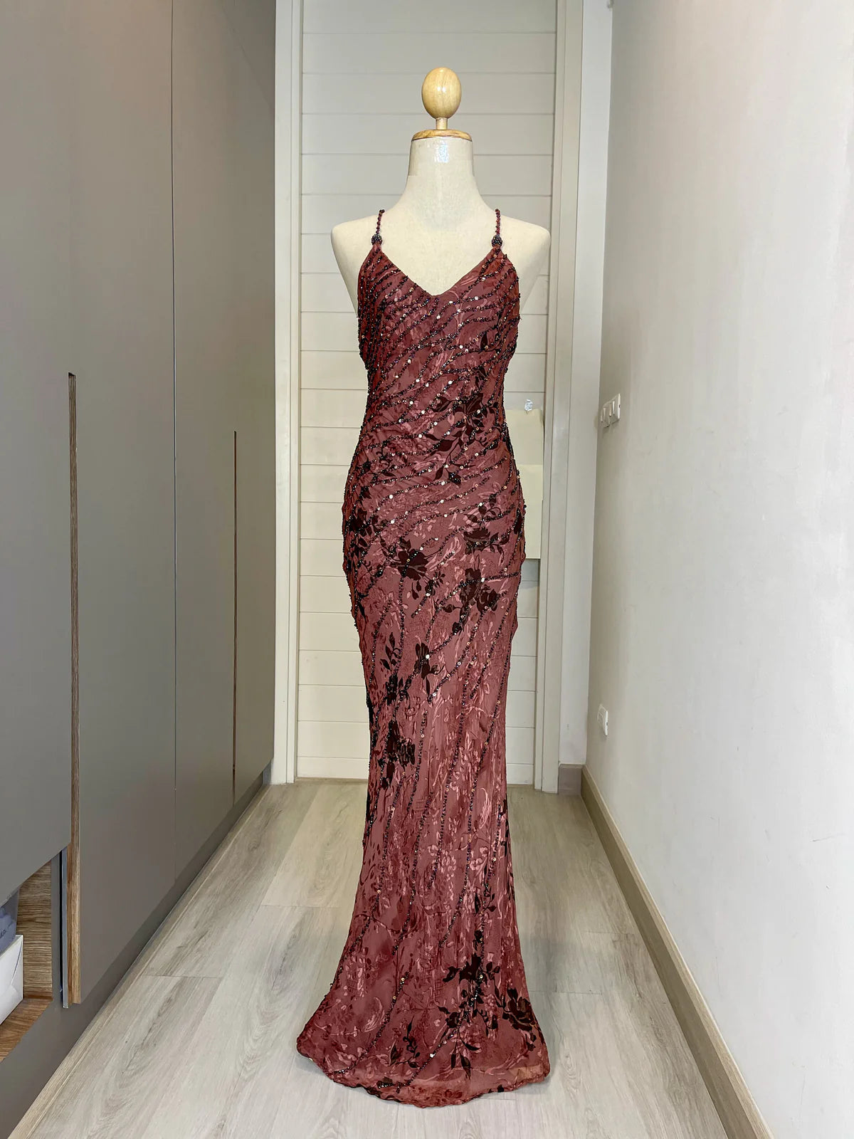 off shoulder vintage cocktail dress Vintage Evening Gown Burgundy Off Shoulder Prom Dress