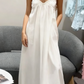 Robe de soirée blanche courte, robe de bal, robe d'anniversaire fg7427
