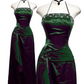 Neckholder-Ballkleid, langes formelles Abendkleid, fg7498