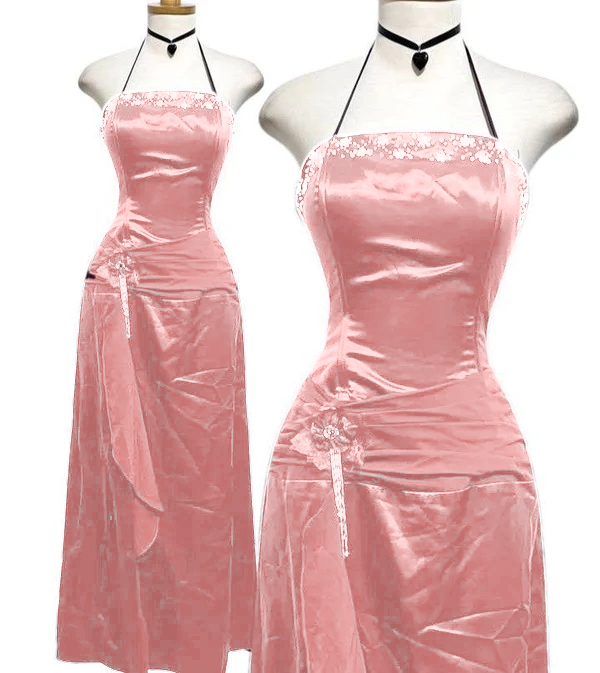 Neckholder-Ballkleid, langes formelles Abendkleid, fg7498