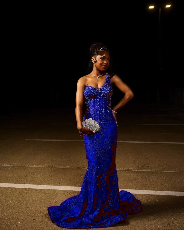 Red Mermaid Long Prom Dresses Formal Evening Dress  fg7601