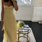 Yellow Fashion Long Prom Dress Evening Party Dresses  fg7739