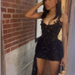 Black Sexy Short Evening Dress Cocktail Dresses Short Party Dress    fg7832