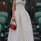 A Line Black Polka Dots Prom Dresses New Arrive Party Dress Evening Dress   fg7883