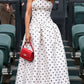A Line Black Polka Dots Prom Dresses New Arrive Party Dress Evening Dress   fg7883