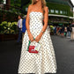 A Line Black Polka Dots Prom Dresses New Arrive Party Dress Evening Dress   fg7883
