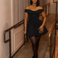 A Line Black Birthday Outfit Short Evening Dress Cocktail Dresses Short Party Dress   fg7985