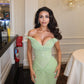 Green Elegant Long Party Dress Prom Dress New Arrive Mermaid Evening Dress   fg8020