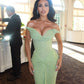 Green Elegant Long Party Dress Prom Dress New Arrive Mermaid Evening Dress   fg8020