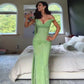 Green Elegant Long Party Dress Prom Dress New Arrive Mermaid Evening Dress   fg8020