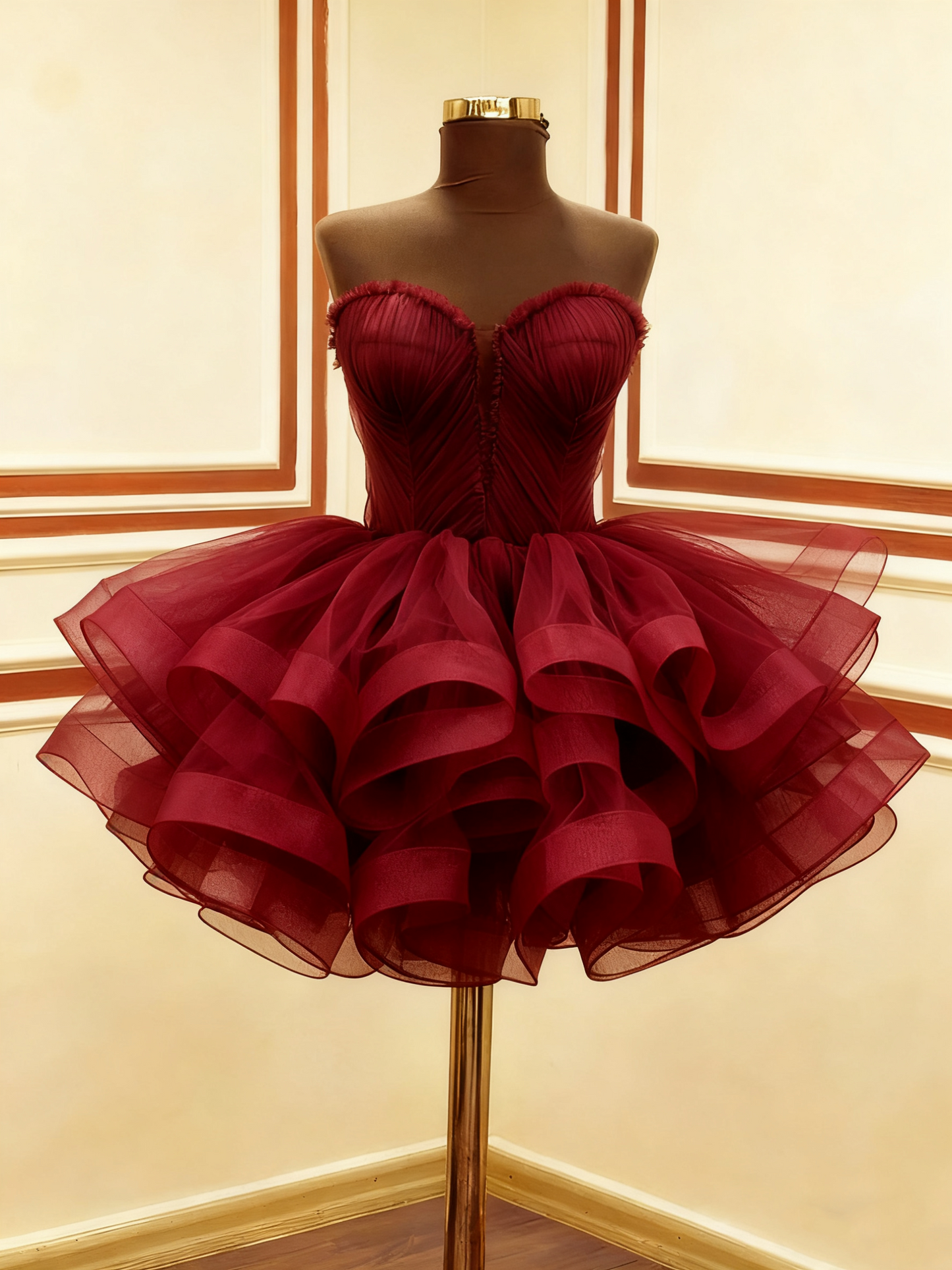 Robe de soirée courte noire irrégulière, tenue d'anniversaire, robe de cocktail, fg8064