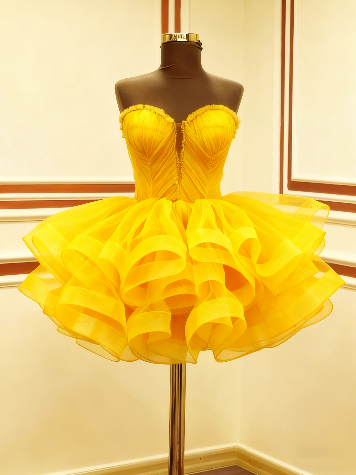 Robe de soirée courte noire irrégulière, tenue d'anniversaire, robe de cocktail, fg8064