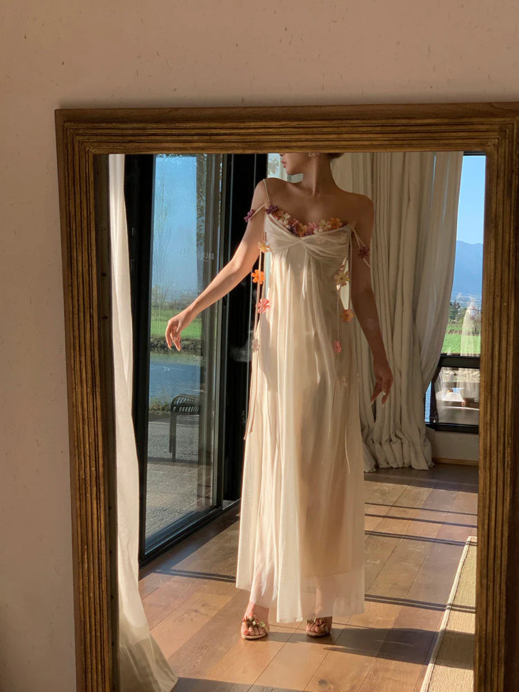 Bohemian Long Beach Dress for Women, Chic and Elegant Outfit with Spag formalgowns Bohemian Long Beach Dress for Women, Chic and Elegant Outfit with Spag formalgowns