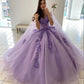 Sweetheart Purple Long Ball Gown Prom Dresses       fg4304