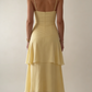 Yellow Fashion Long Prom Dress Evening Party Dresses  fg7739