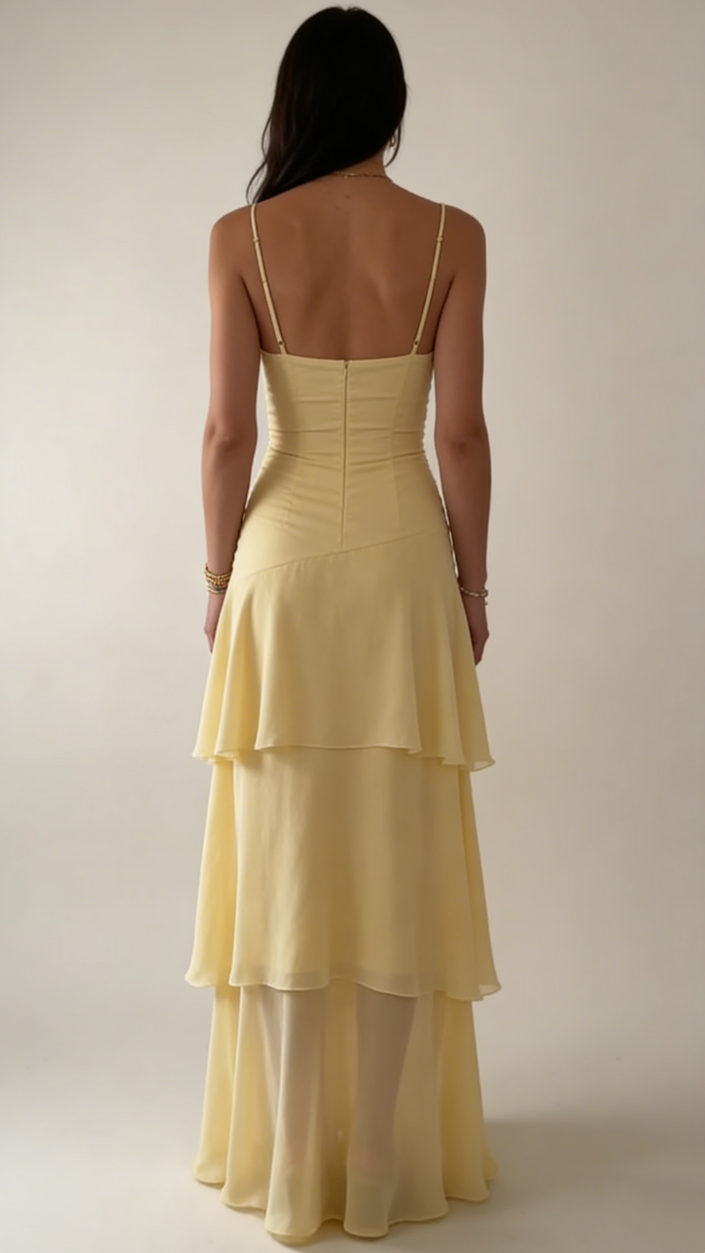 Yellow Fashion Long Prom Dress Evening Party Dresses  fg7739